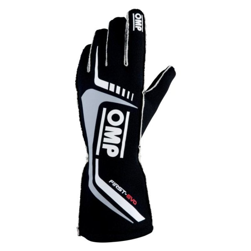 OMP First Evo Gloves Black - Size M (Fia 8856-2018) IB0-0767-A01-071-M IB0-0767-A01-071-M Photo - Primary