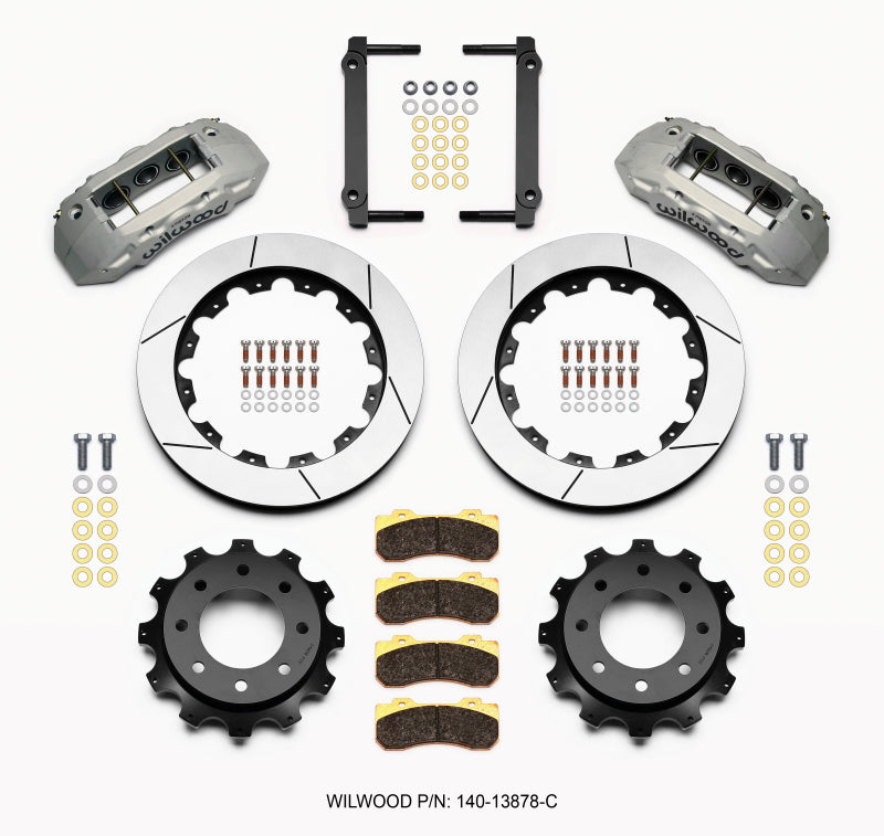 Wilwood TX6R Rear Kit 16.00in Clear Ano 1999-2010 GM H2 / 2500 4.63 Cntr 140-13878-C 140-13878-C Photo - Primary