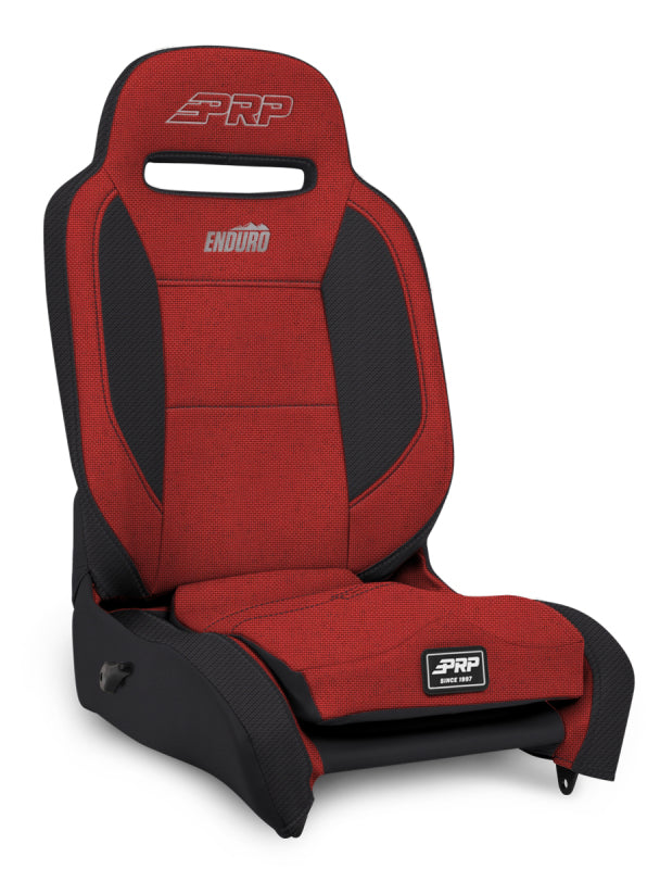 PRP Seats PRP Enduro High Back Reclining Suspension Seat (Passenger Side) - Black/Red A13011045-72 A13011045-72 Photo - Primary