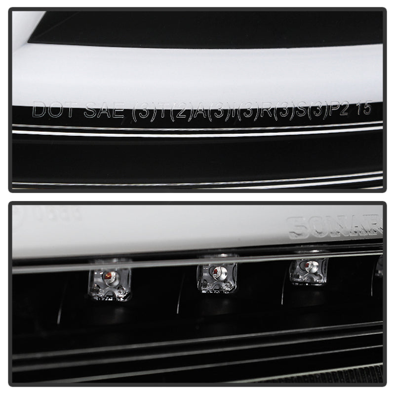 Spyder Audi TT 07-12 LED Tail Lights Black ALT-YD-ATT07-LED-BK 5081674 5081674 User 1