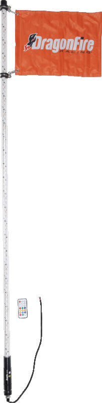 DragonFire Racing 6Ft Spiral Led Whip Clear 522805 522805 Photo - Primary