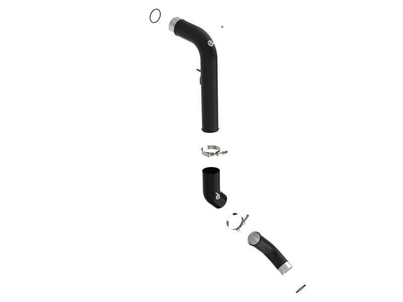 aFe RAM 1500 20-22 V6-3.0L (td) BladeRunner 3 IN Aluminum Cold Charge Pipe Black 46-20599-B 46-20599-B Photo - Unmounted