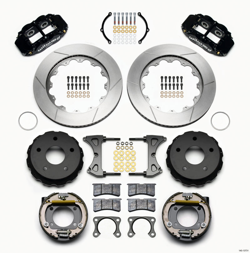 Wilwood Narrow Superlite 4R Rear P-Brk Kit 14.00in Big Ford 2.00in Off Bronco 5 x 5.50 140-13731 140-13731 Photo - Primary