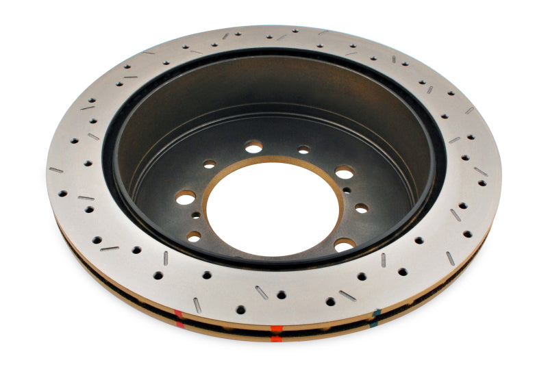 DBA 07+ Toyota LandCruiser 200 Series Rear Drilled and Slotted 4000 Series Rotor 42723XS 42723XS Photo - out of package