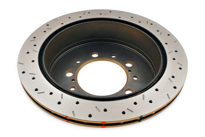 DBA 07+ Toyota LandCruiser 200 Series Rear Drilled and Slotted 4000 Series Rotor 42723XS 42723XS Photo - out of package