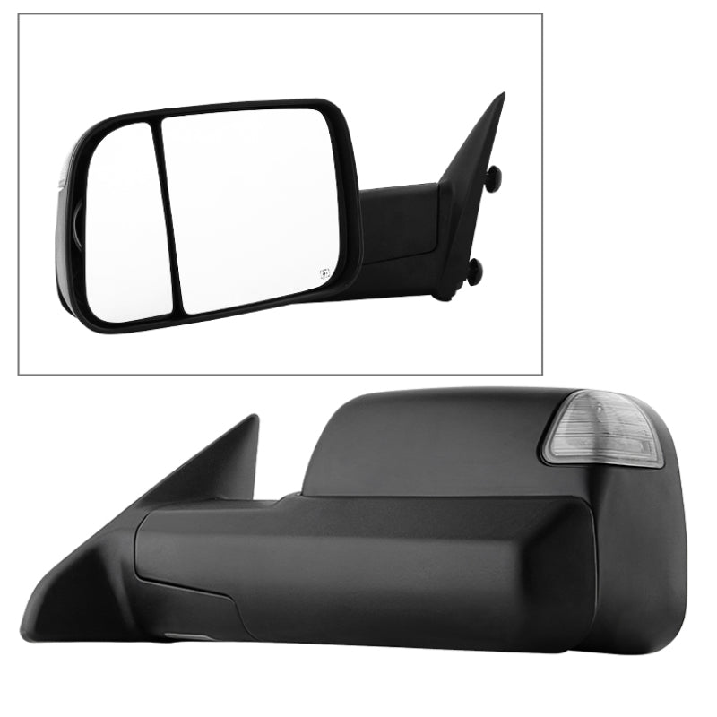 SPYDER Xtune Dodge Ram 1500 09-12 Extendable Heated Adjust Mirror Black HoUSing Left MIR-DRAM09S-PWH-L 9935596 9935596 Photo - Primary