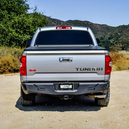 Westin 14-21 Toyota Tundra (Excl. Tundra w/Blind Spot Sys) Pro-Series Rear Bumper - Tex. Blk 58-421035 58-421035 Photo - Mounted