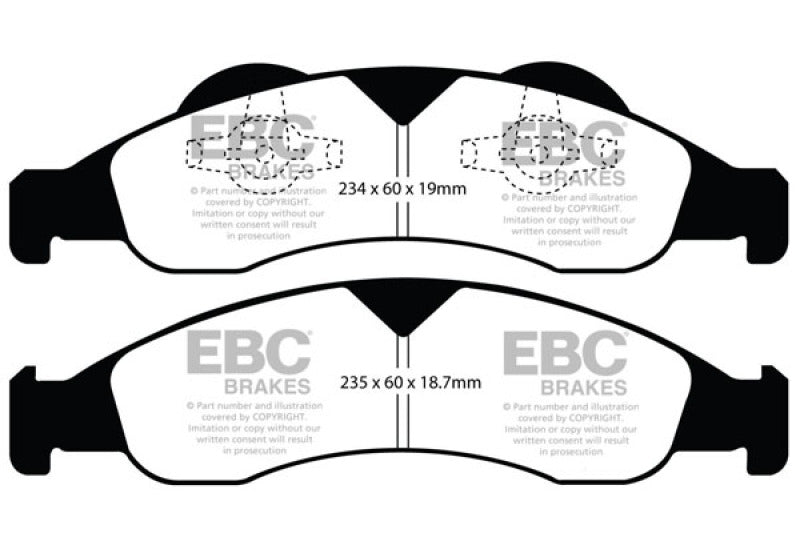 EBC Disc Brake Pad Set UD1278 Photo - Primary