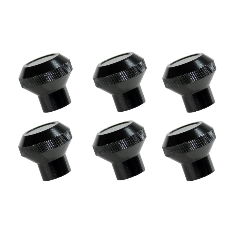 Rugged Ridge 76-86 Jeep CJ Black Billet Stainless Steel Dash Knob Set Billet 11126.02 11126.02 Photo - Primary