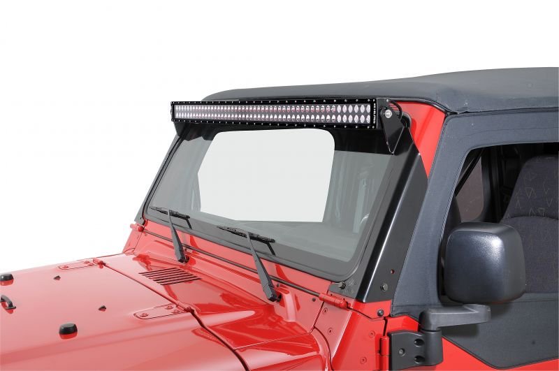 KC HiLiTES 97-06 Jeep TJ Overhead Mount Bracket Set for 50in. C-Series/Gravity Pro6 LED Light Bars 7340 7340 Photo - lifestyle view