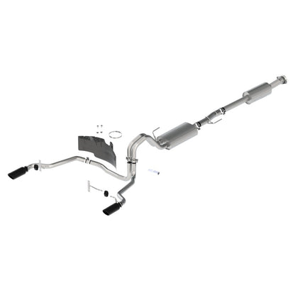 Ford Racing 21-24 F-150 Touring Rear Exit Exhaust - Black Tips M-5200-FTBR M-5200-FTBR Photo - Primary