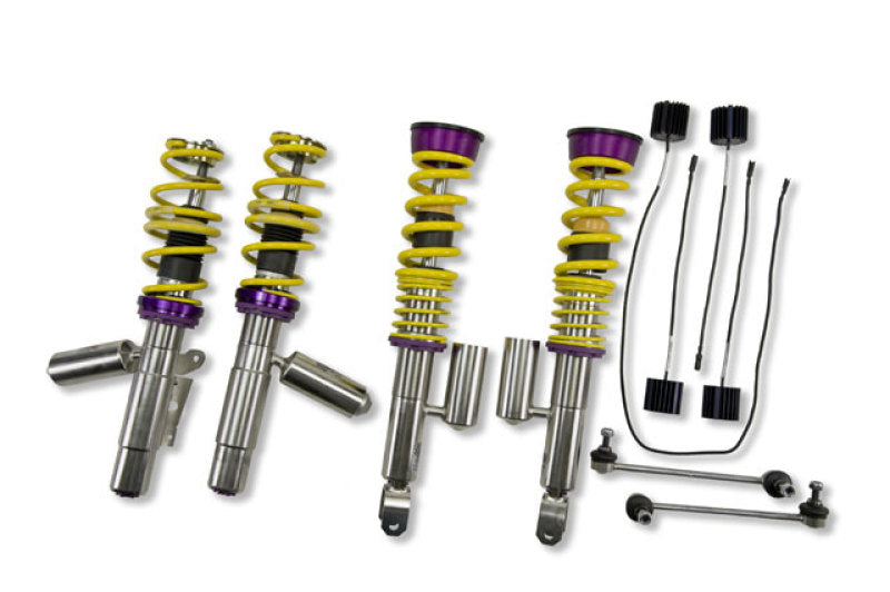 KW V3 Coilover Kit Bundle Porsche 911 (997) Turbo Coupe, with PASM 35271034 35271034 Photo - out of package