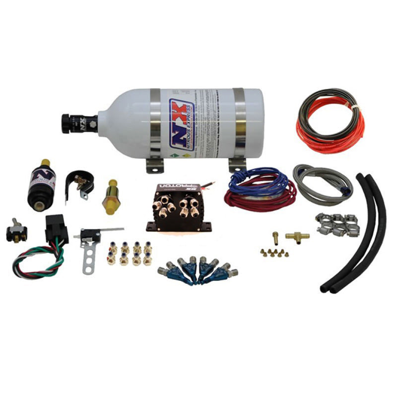 Nitrous Express Moto 4 Nitrous Kit w/1.0lb Bottle 64004-1.0P 64004-1.0P Photo - Primary