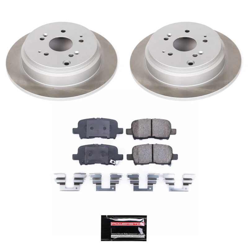 PowerStop Power Stop 02-04 Honda Odyssey Rear Semi-Coated Rotor Kit SC5502 SC5502 Photo - Primary