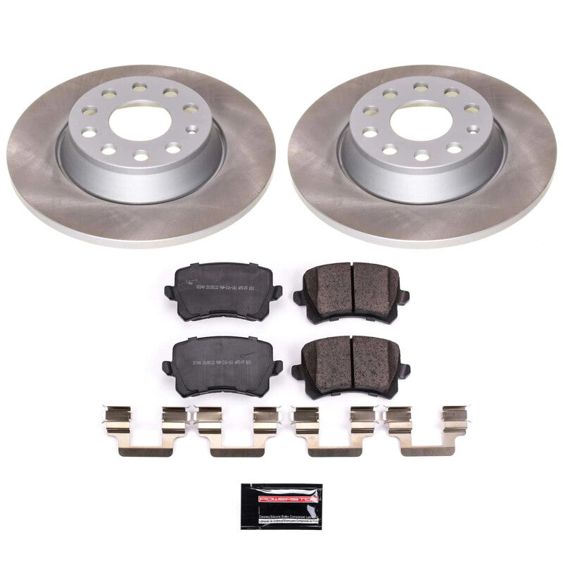 PowerStop Power Stop 2009 Volkswagen Passat Rear Semi-Coated Rotor Kit SC7811 SC7811 Photo - Primary