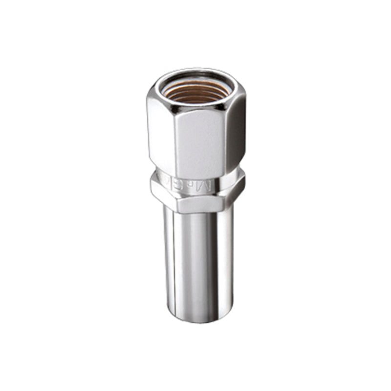 McGard Hex Lug Nut (Drag Racing X-Long Shank) M12X1.5 / 13/16 Hex / 2.475in. L (Box of 100) - Chrome 69302 69302 Photo - Primary