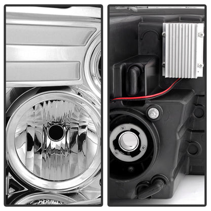 Spyder Dodge Ram 09-12 Projector Headlights Light Bar DRL Chrome PRO-YD-DR09-LBDRL-C 5080998 5080998 User 1