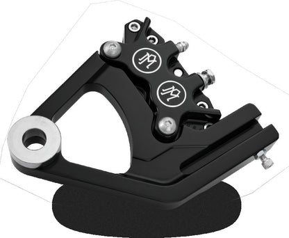 Performance Machine 00-06 FXST Softail Rear Brake - Contrast Cut 1285-0052-BM 1285-0052-BM Photo - Primary