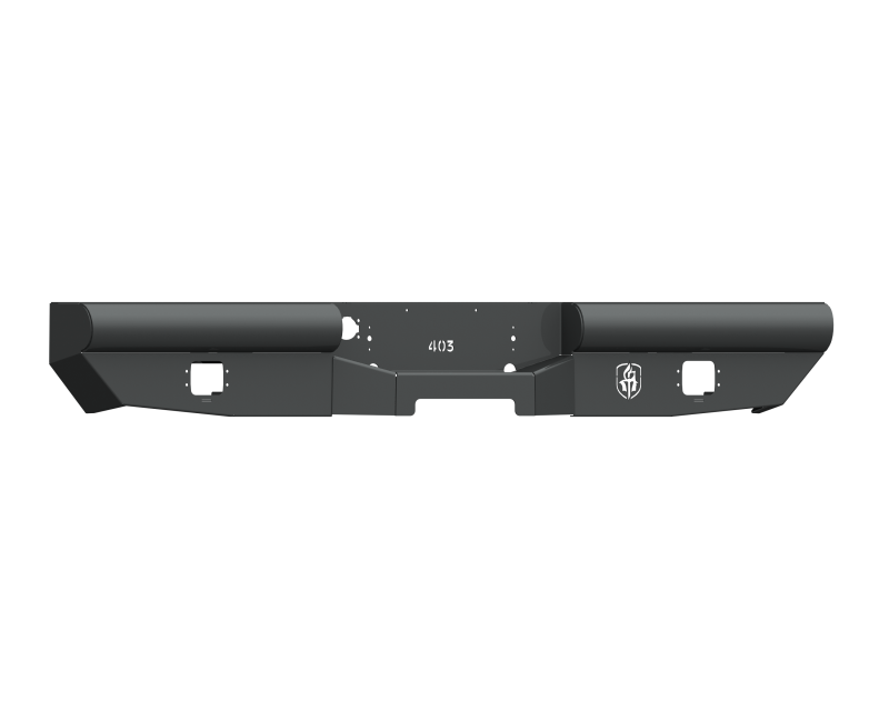 Road Armor 03-09 Dodge 2500 Vaquero Rear Non-Winch Bumper - Tex Blk 403VR0B 403VR0B Photo - Primary