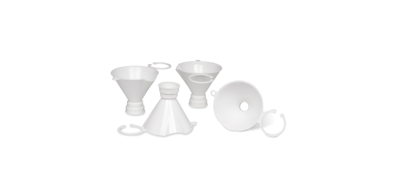 Griots Garage Threaded Bottle-Top Funnels (Set of 4) 44638 44638 User 1