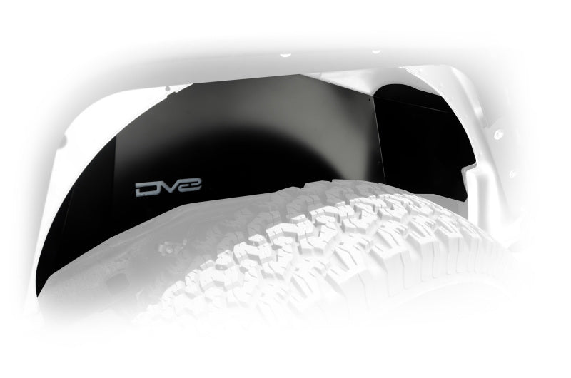 DV8 Offroad 07-18 Jeep Wrangler JK Rear Aluminum Inner Fender - Black INFEND-01RB INFEND-01RB User 2