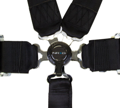 NRG 6PT 3in. Seat Belt Harness / Cam Lock - Black SBH-6PCBK SBH-6PCBK Photo - Primary