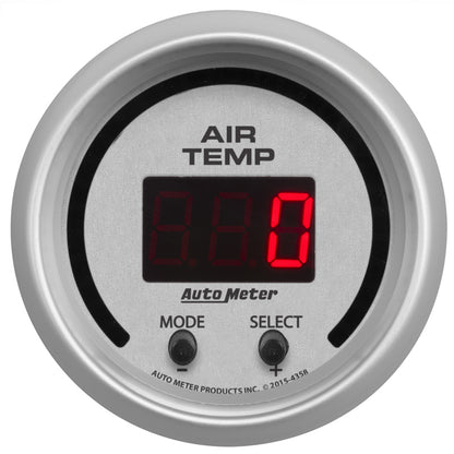 Autometer Ultra-Lite 2-1/16in 0-300 Degree F Dual Air Temp Gauge 4358 4358 User 2