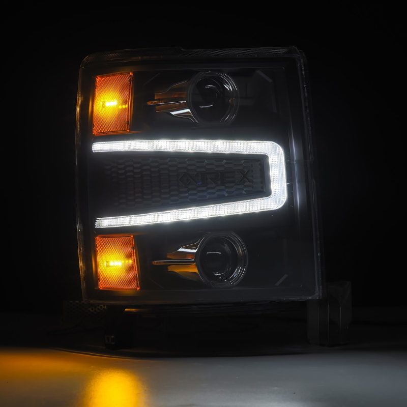 AlphaRex 04-15 Chevy 1500HD LUXX-Series LED Proj Headlights Black w/Activ Light/Seq Signal 880242 880242 User 2