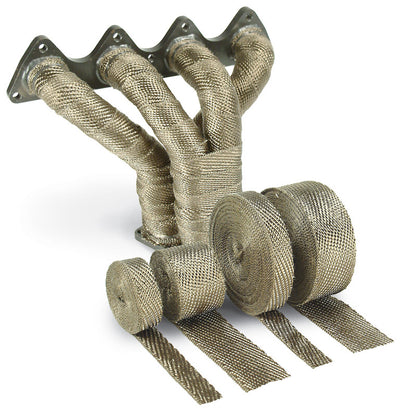 Pipercross 2 x 100ft Titanium Exhaust Wrap 3.0 lb. Exhaust Wrap, Accessories & Ki 10130 Photo - Unmounted