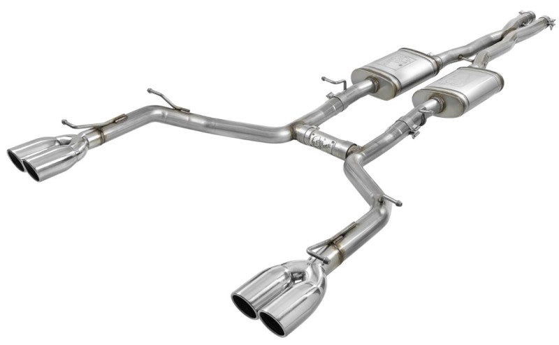 aFe MACH Force-Xp 2-1/2in 304 SS Cat-Back Exhaust 15-19 Dodge Challenger V6-3.6L - Polished Tip 49-32067-P 49-32067-P User 1