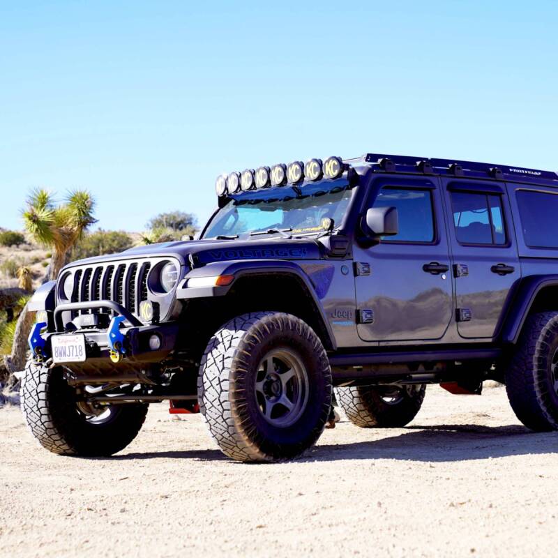 KC HiLiTES 2021+ Jeep Wrangler 4XE 50in Overhead Light Bar Mounting Bracket Set 7331 7331 Photo - lifestyle view