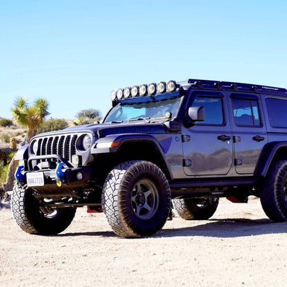 KC HiLiTES 2021+ Jeep Wrangler 4XE 50in Overhead Light Bar Mounting Bracket Set 7331 7331 Photo - lifestyle view