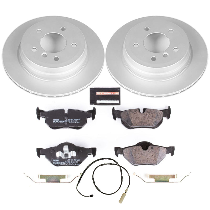 PowerStop Power Stop 11-13 BMW 328i Rear Euro-Stop Brake Kit ESK5980 ESK5980 Photo - Primary
