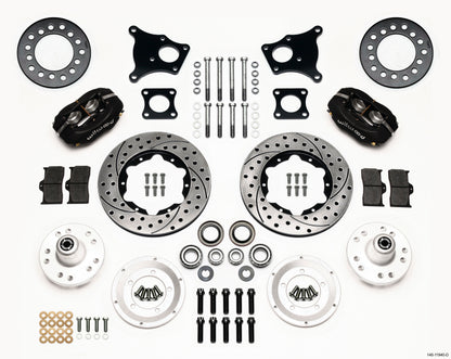 Wilwood Forged Dynalite Front Kit 11.00in Drilled AMC 71-76 OE Disc w/o Bendix Brakes 140-11940-D 140-11940-D Photo - Primary