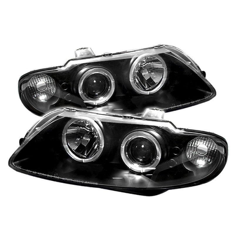 Spyder Pontiac GTO 04-06 Projector Headlights LED Halo LED Black High H1 Low H1 PRO-YD-PGTO04-HL-BK 5011749 5011749 Photo - Primary