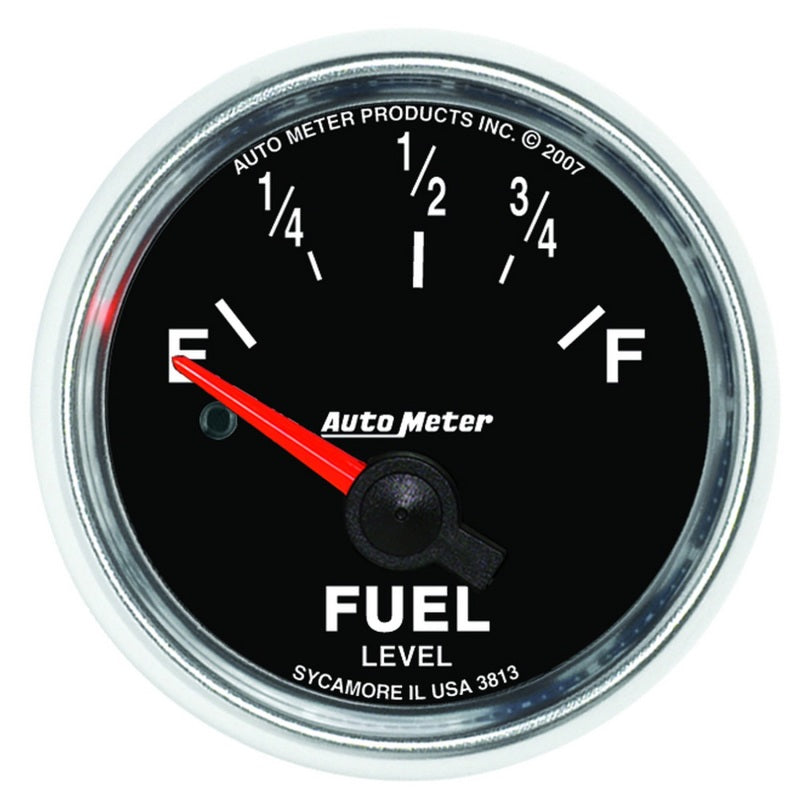 Autometer GS 52mm 0-90 ohms Short Sweep Electronic Fuel Level GM Gauge 3813 3813 User 1