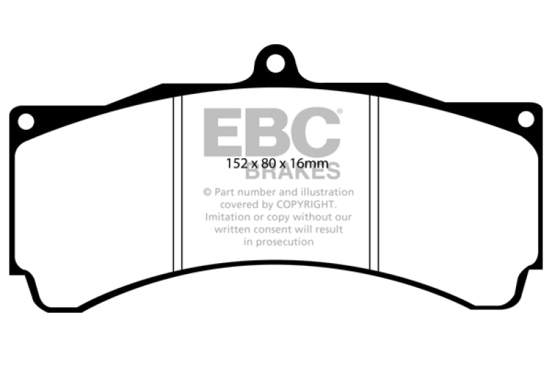 EBC Brakes Redstuff Ceramic Brake Pads - Front DP3032C Photo - Primary