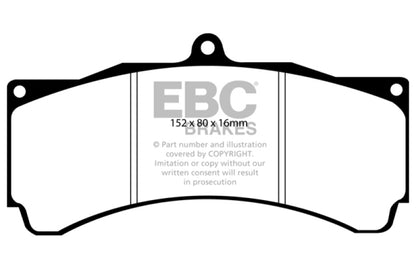 EBC Brakes Redstuff Ceramic Brake Pads - Front DP3032C Photo - Primary