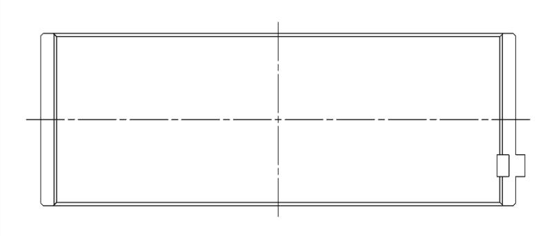 ACL BMW B48 / Mini F55/56/57 Standard Size High Performance Rod Bearing Set 4B1510H-STD 4B1510H-STD Technical Drawing