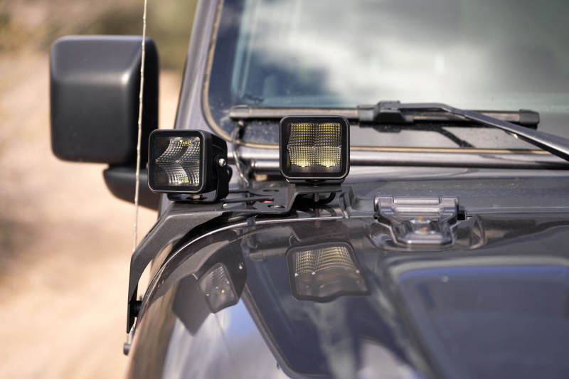 DV8 Offroad 18-22 Jeep Gladiator JT Cowl Light Bar Bracket LBJL-04 LBJL-04 User 7