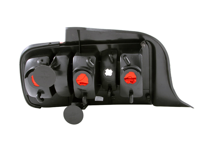 Anzo 2005-2009 Ford Mustang Taillights Red/Clear - 2010 Style 221166 Photo - Unmounted