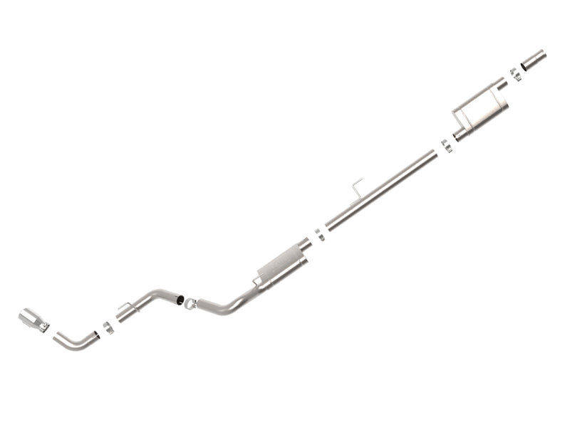 aFe Apollo GT Series 409 Stainless Steel Cat-Back Exhaust 2020 Jeep Gladiator 3.6L - Polished Tip 49-48083-P 49-48083-P Photo - Unmounted