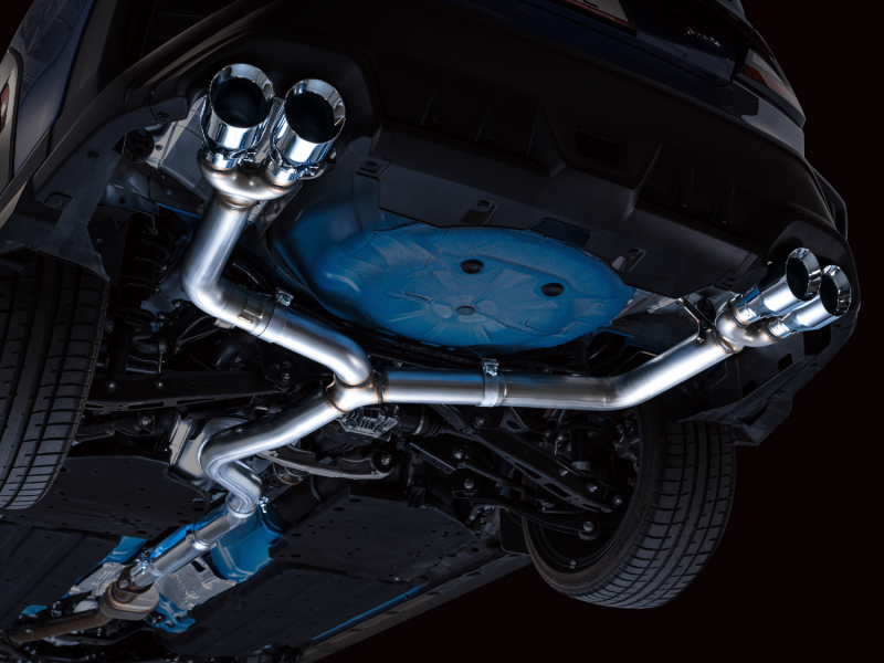 AWE Tuning 2022+ VB Subaru WRX Track Edition Exhaust - Chrome Silver Tips 3020-42979 3020-42979 Photo - Mounted