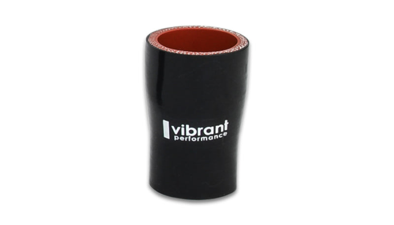 Vibrant 4Ply Aramid Reducer Coupling, 1.75" I.D. x 1.25" I.D. - Gloss Black 2923 Photo - Primary