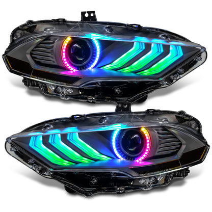 ORACLE Lighting 18-23 Ford Mustang Dynamic ColorSHIFT LED Headlights - Black Series 8204-332 8204-332 Photo - out of package