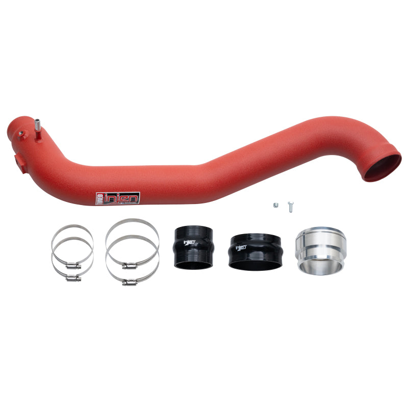 Injen 15-20 Ford F150 2.7L V6 (tt) Aluminum Intercooler Piping Kit - Wrinkle Red SES9014ICPCWR SES9014ICPCWR Photo - out of package