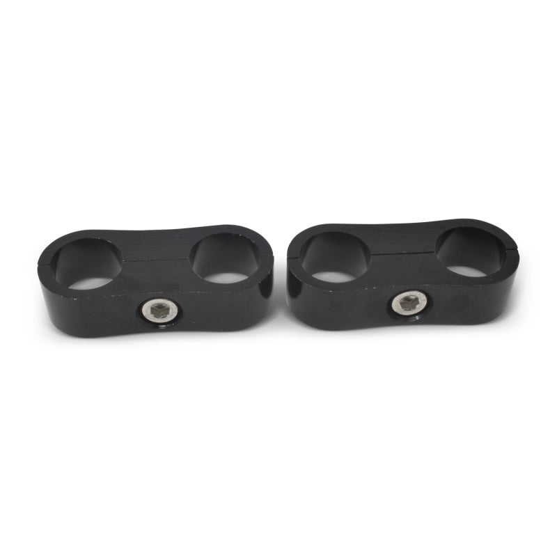 Russell Hose Separator For -10 Braided Hose - Black Anodize (2 Pack) 654323 654323 Photo - out of package