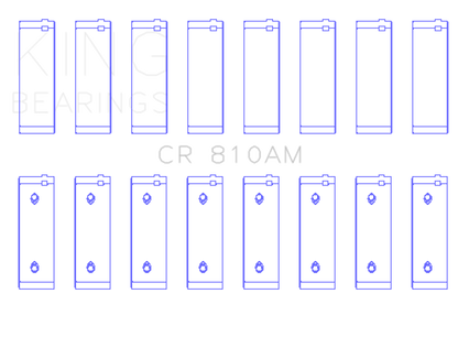 King Engine Bearings King Ford 239/256/272/292/312 Engine Rod Bearings CR810AM CR810AM Photo - Primary