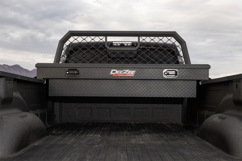 Dee Zee Deezee Universal Tool Box - Red Crossover - Single Lid Black BT (Txt Blk) DZ10170TB DZ10170TB Photo - Mounted