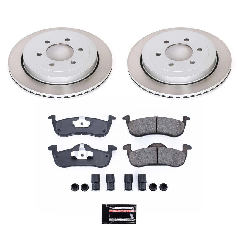PowerStop Power Stop 07-17 Lincoln Navigator Rear Semi-Coated Rotor Kit SC4683 SC4683 Photo - Primary